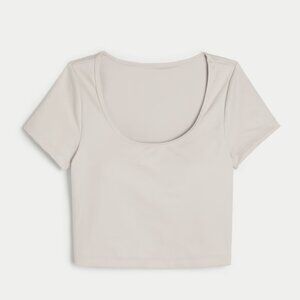 Gilly Hicks Active Recharge Wide-Neck T-Shirt // Medium